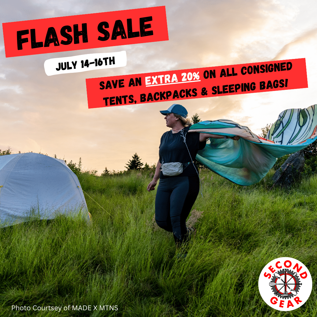 Flash Sale Save an EXTRA 20 on all consigned tents backpacks