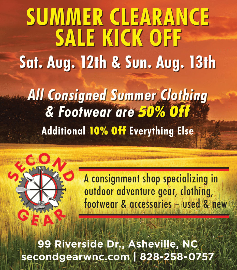 Summer Clearance Sale Starts This Weekend Second Gear WNC