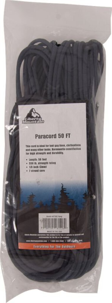 Peregrine Paracord, 50ft (Assorted Colors)