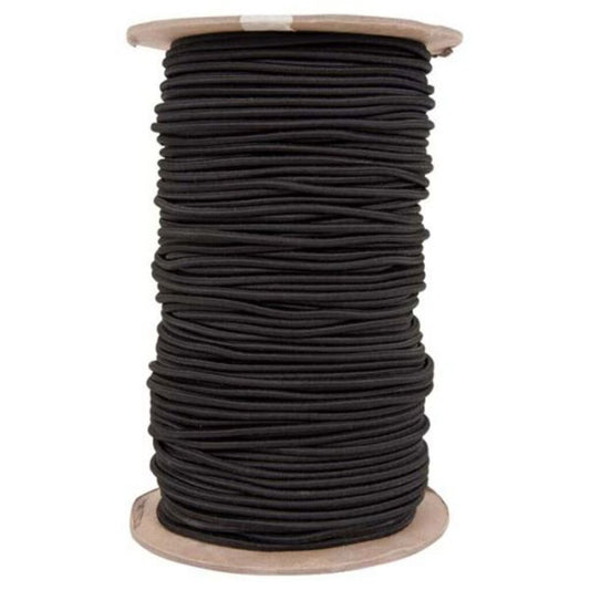 Liberty Mountain 3/16" Shock Cord per foot, Black