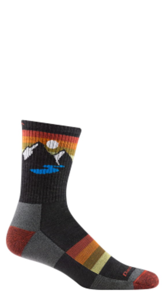 Darn Tough Men's Sunset Ridge Micro Crew Lightweight Hiking Sock