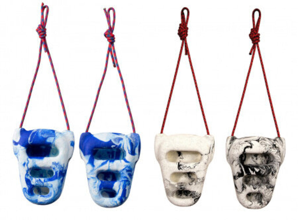 Metolius Rock Rings 3D, Blue/White Swirl