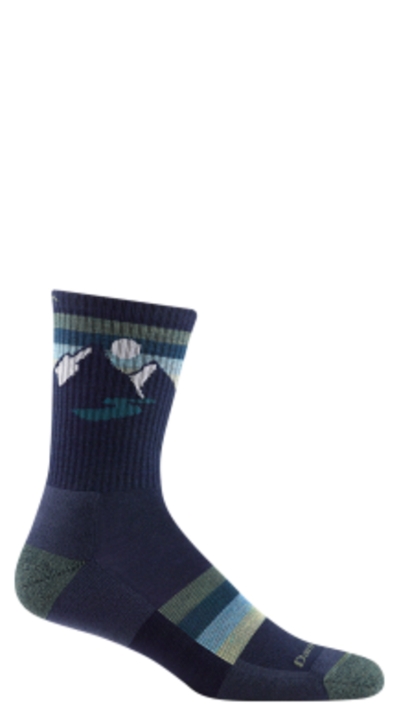 Darn Tough Men's Sunset Ridge Micro Crew Lightweight Hiking Sock