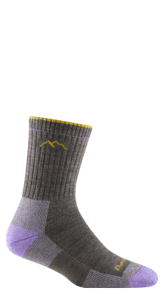 Darn Tough Women's Hiker Micro Crew Midweight w/ Cushion Hiking Sock