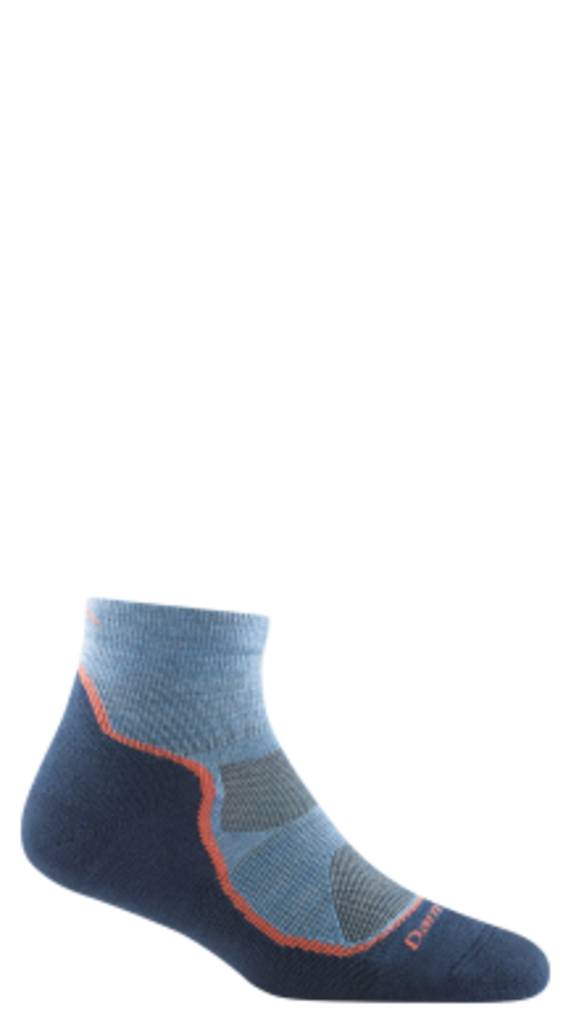 Darn Tough Light Hiker 1/4 Lightweight w/ Cushion Hike Sock, Cosmic Purple / Style 1987