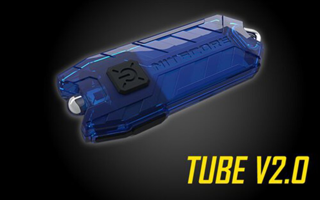 Nitecore TUBE v2.0 55 Lumen USB Rechargeable Keychain Flashlight (Assorted Colors)