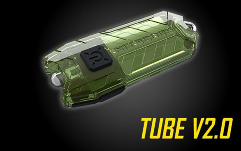 Nitecore TUBE v2.0 55 Lumen USB Rechargeable Keychain Flashlight (Assorted Colors)