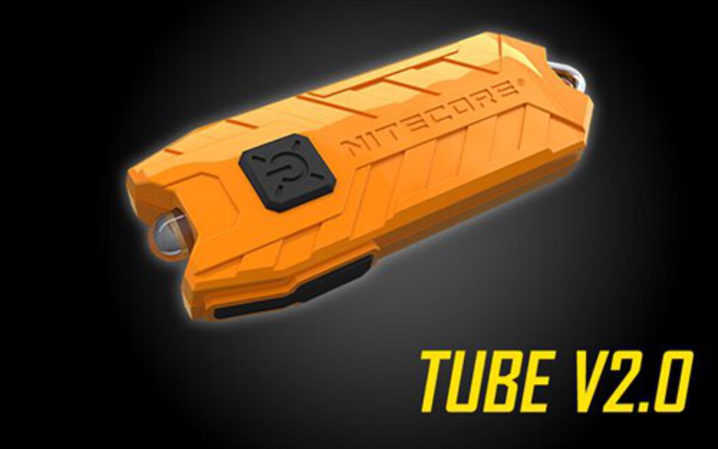 Nitecore TUBE v2.0 55 Lumen USB Rechargeable Keychain Flashlight (Assorted Colors)