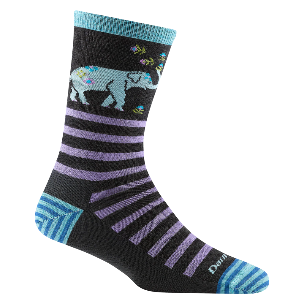 Darn Tough Animal Haus Crew Lightweight Lifestyle Socks, Eclipse / Style 6037