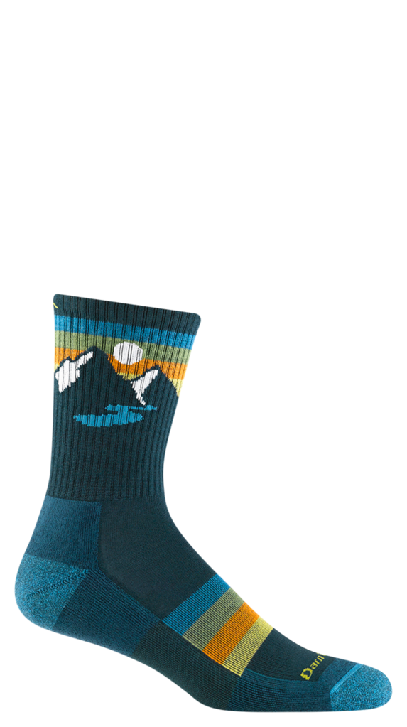 Darn Tough Men's Sunset Ridge Micro Crew Lightweight Hiking Sock