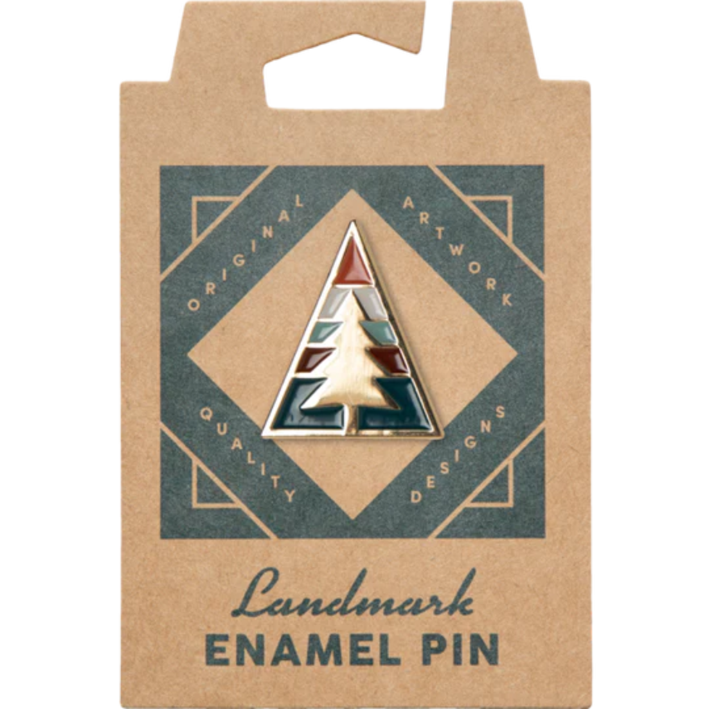 Landmark Enamel Pin, Ponderosa Pine