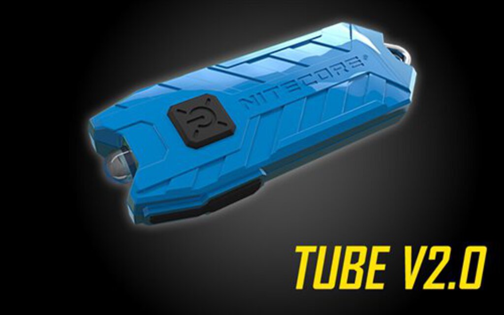 Nitecore TUBE v2.0 55 Lumen USB Rechargeable Keychain Flashlight (Assorted Colors)