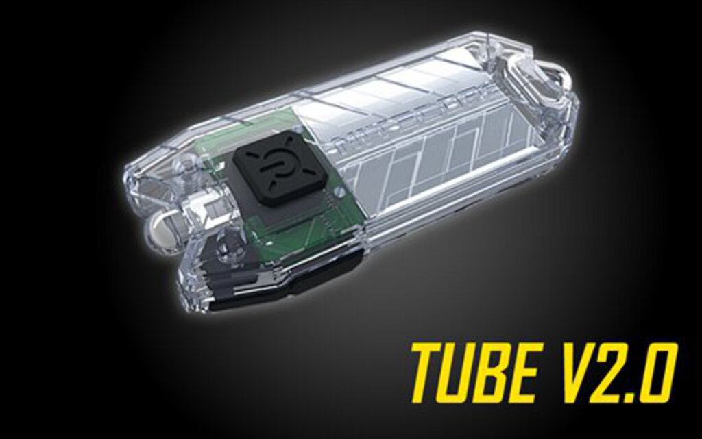 Nitecore TUBE v2.0 55 Lumen USB Rechargeable Keychain Flashlight (Assorted Colors)
