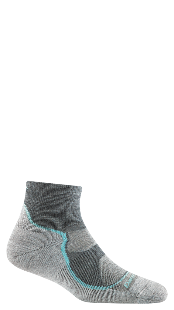 Darn Tough Light Hiker 1/4 Lightweight w/ Cushion Hike Sock, Cosmic Purple / Style 1987