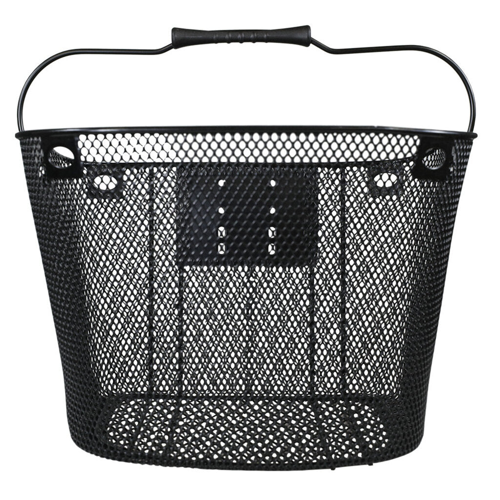 Serfas Metal Front Basket w/ Mesh Bag