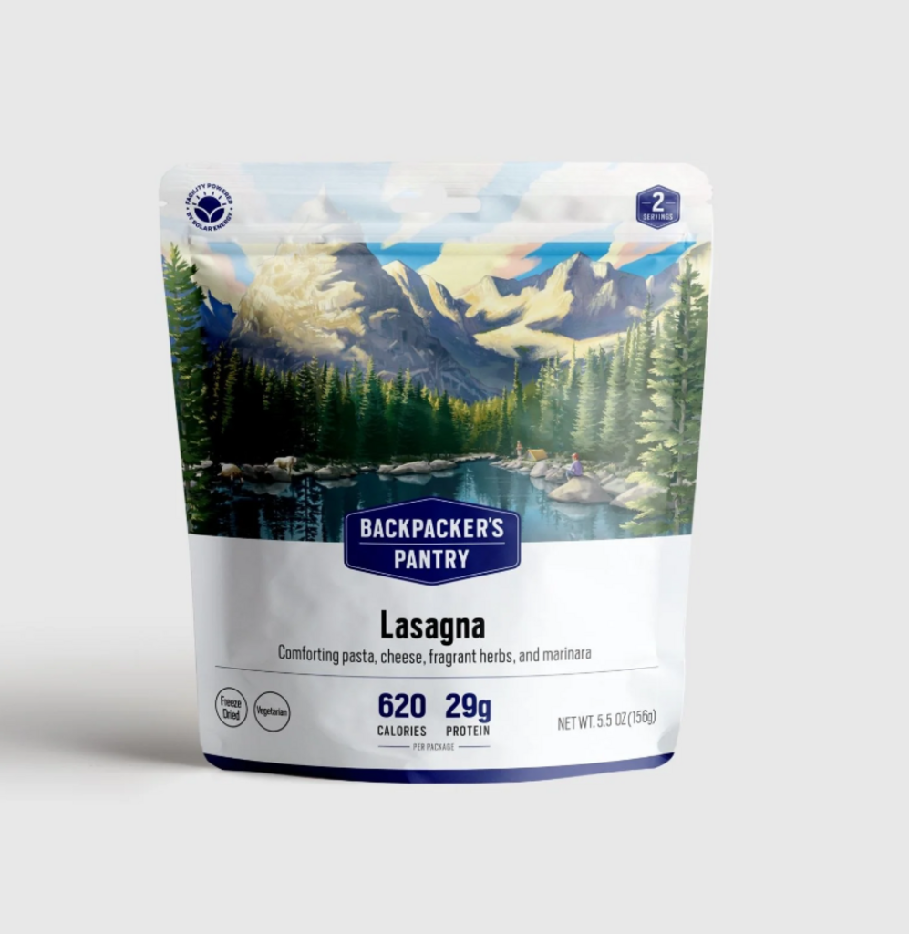 Backpacker's Pantry Lasagna, 2 Servings, (V)