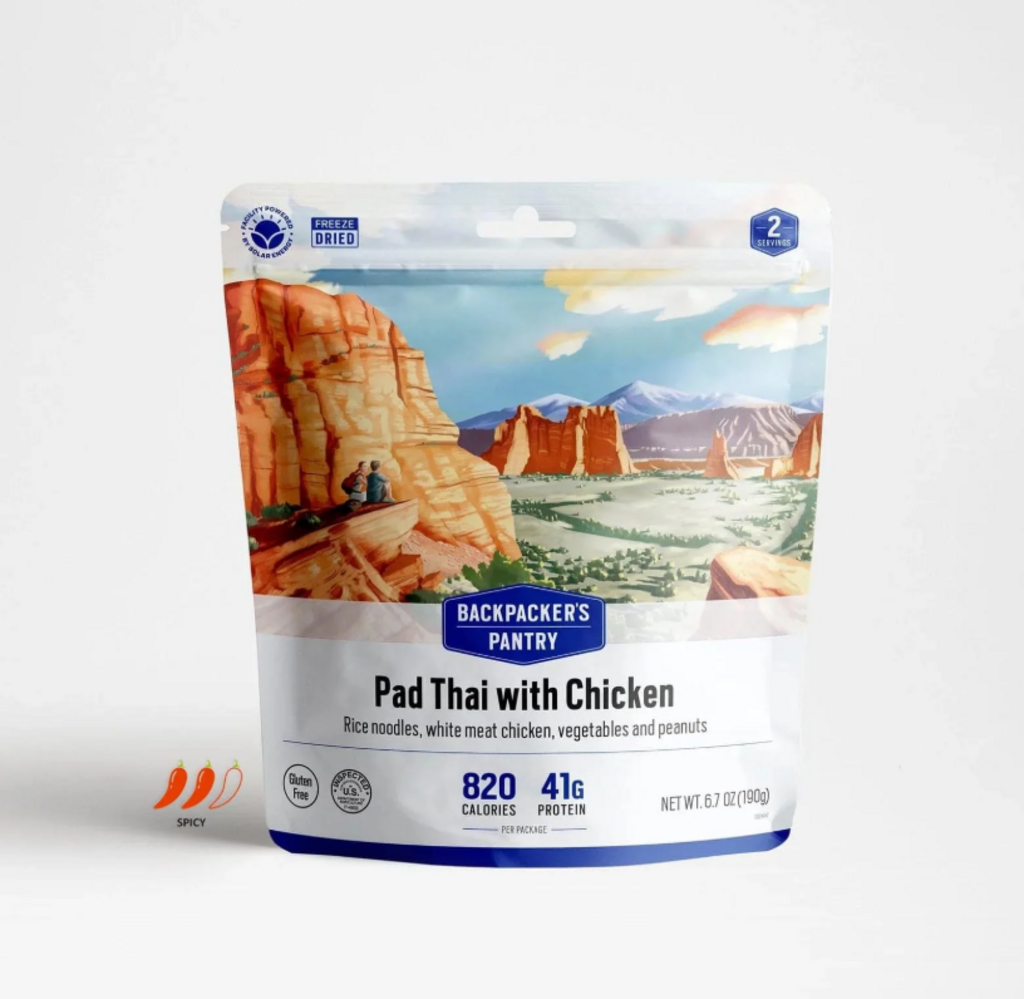 Backpacker's Pantry Pad Thai w/Chicken, Serves 2