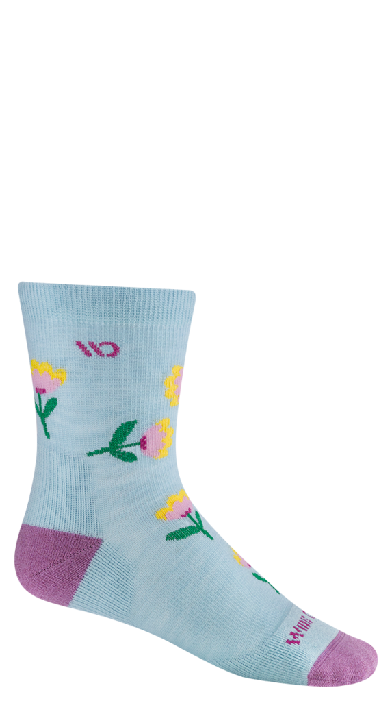 Wide Open Women's Full Bloom Midweight Micro Crew Sock