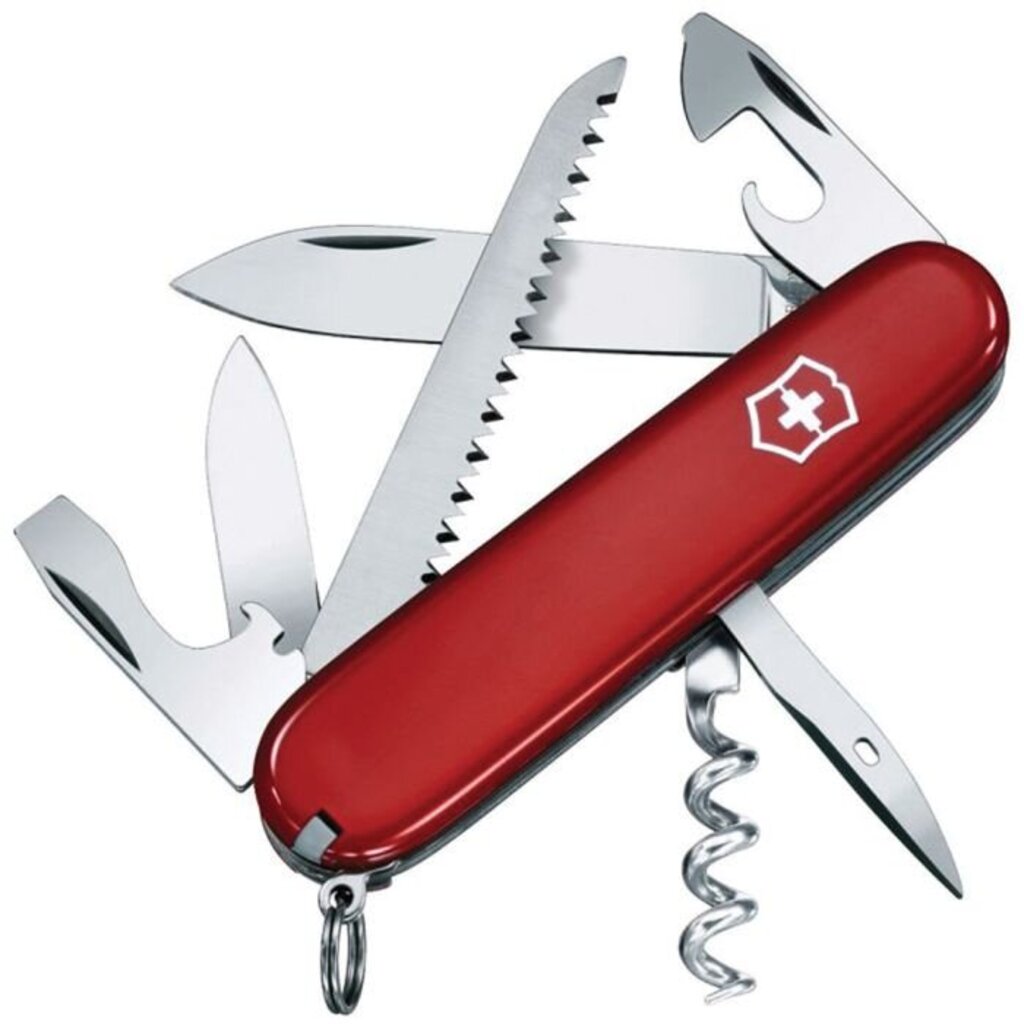 Victorinox Camper Swiss Army Knife, Red