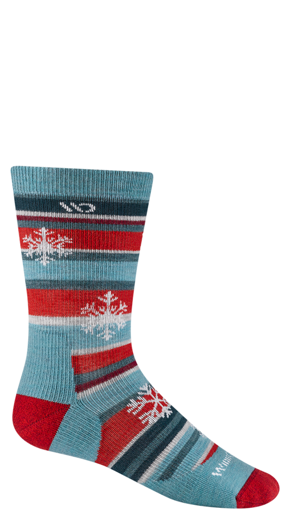 Wide Open Women's Sparkle Midweight Crew Sock