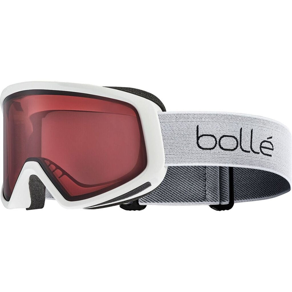 Bolle Bedrock Ski Goggles, Matte White/Vermillion