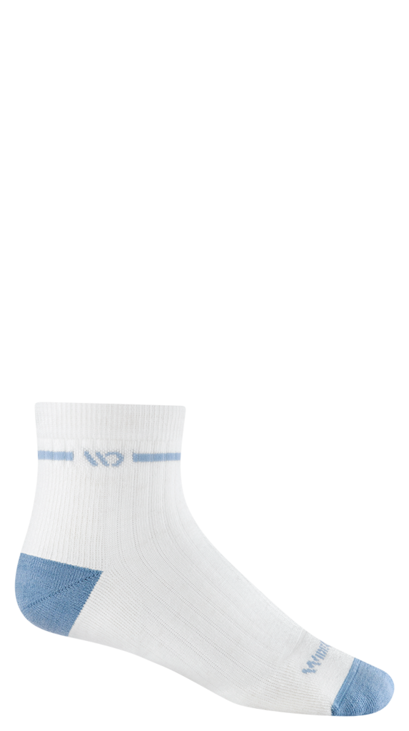 Wide Open Women's Single Stripe Midweight 1/4 Sock