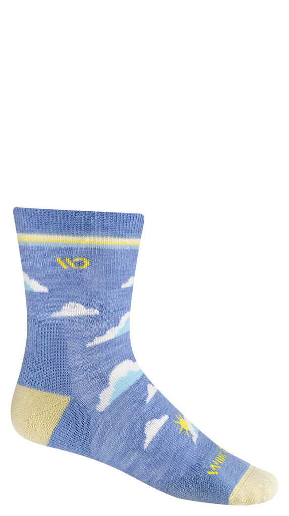 Wide Open Women's Cloud Hopper Midweight Micro Crew Sock