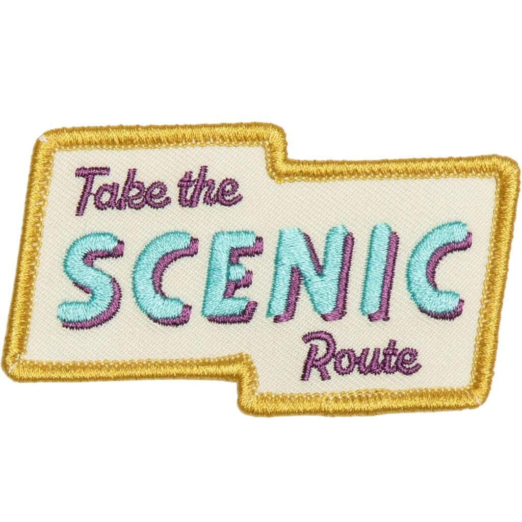 The Landmark Project Take The Scenic Route Patch