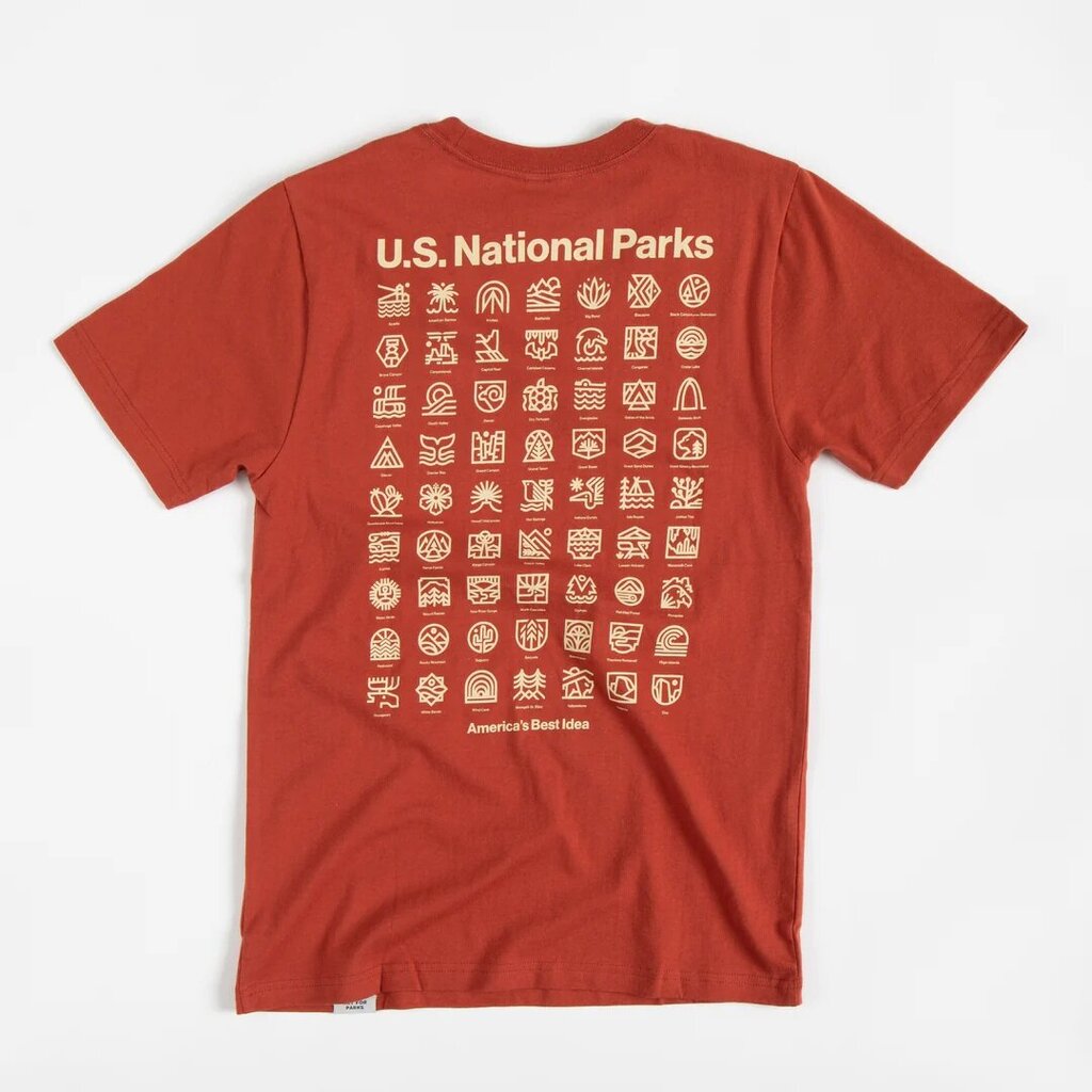 The Landmark Project U.S National Parks Tee w/ Pocket