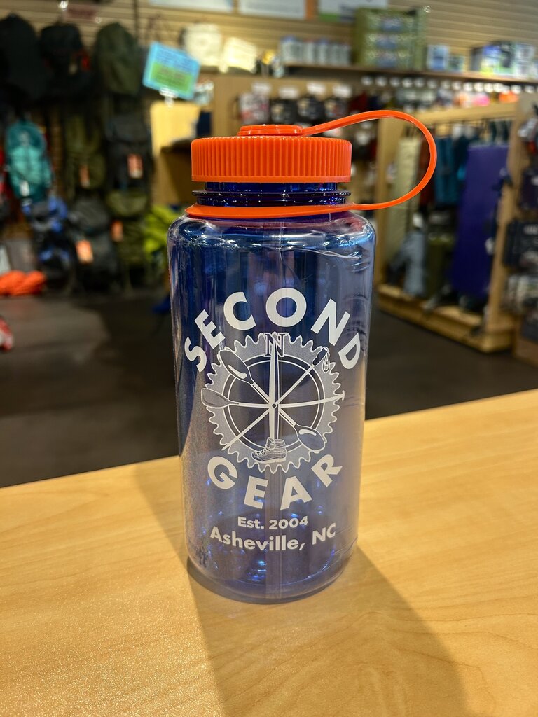 Second Gear Nalgene, Wide Mouth, Cornflower/Marmalade