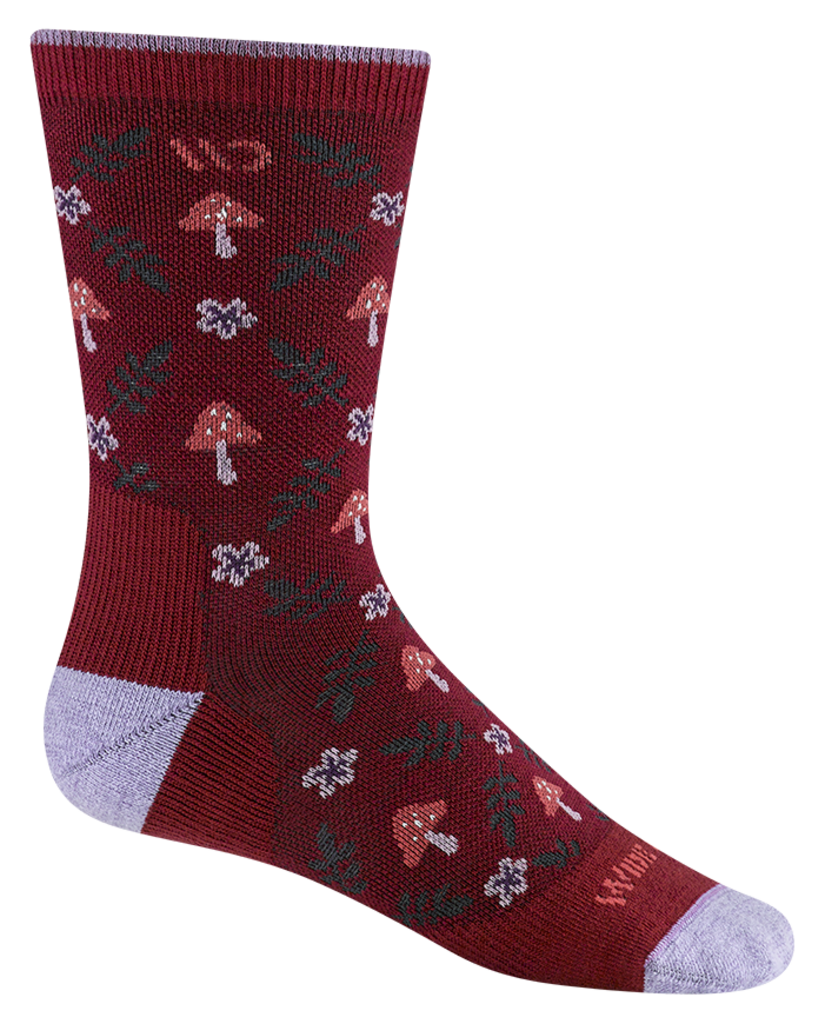 Wide Open Women's Wildwood Midweight w/ Cushion Crew Sock