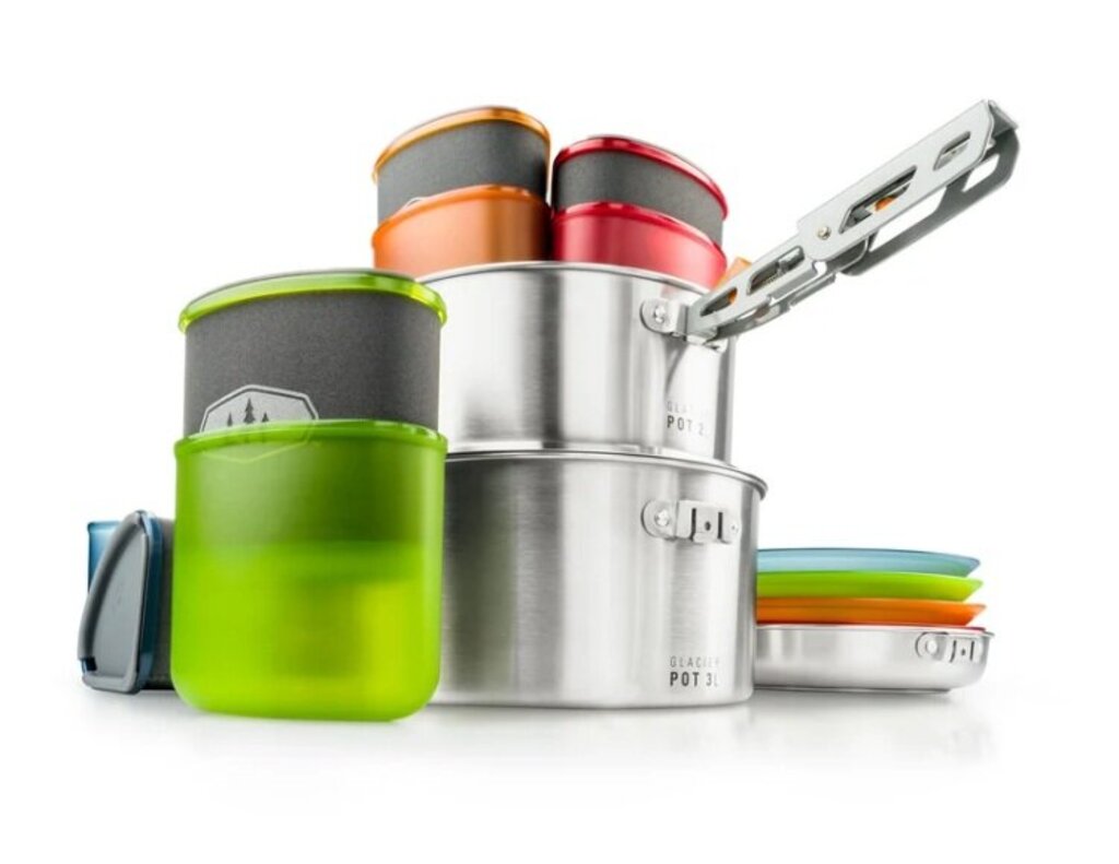 GSI Glacier Stainless Camper Cook Set