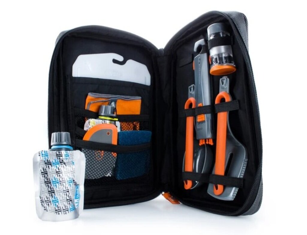 GSI Gourmet Kitchen Set Travel Cutlery with Case, 11 Piece