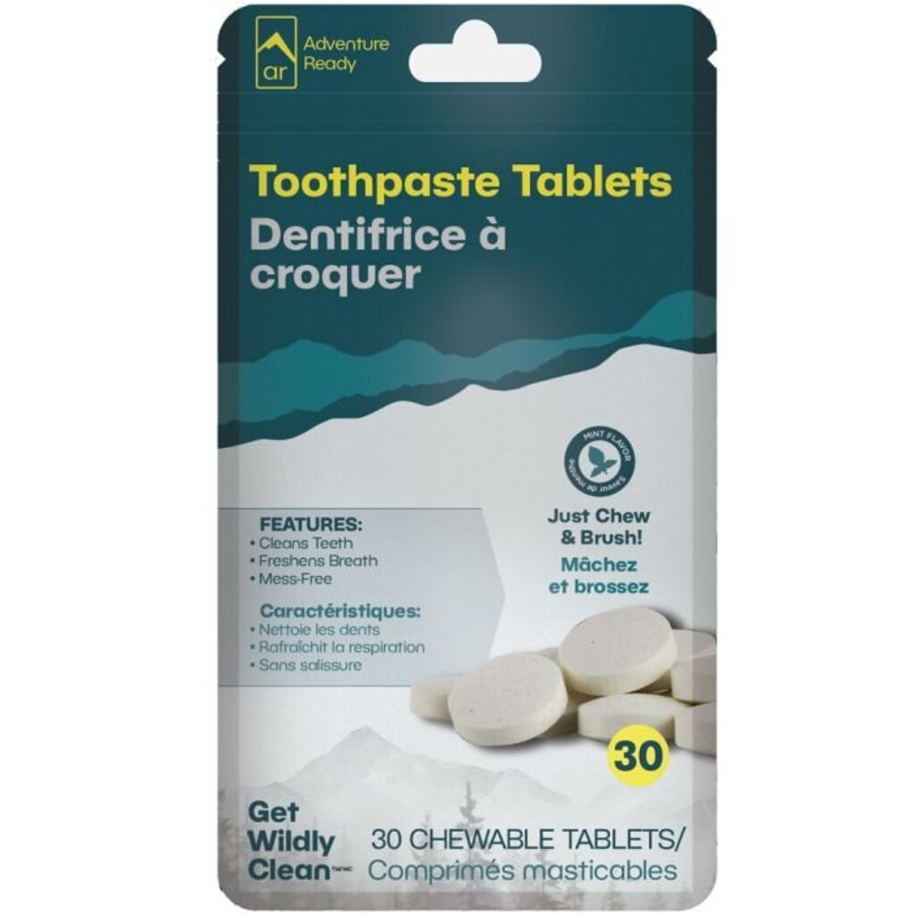 Adventure Ready Toothpaste Tablets, 30ct.
