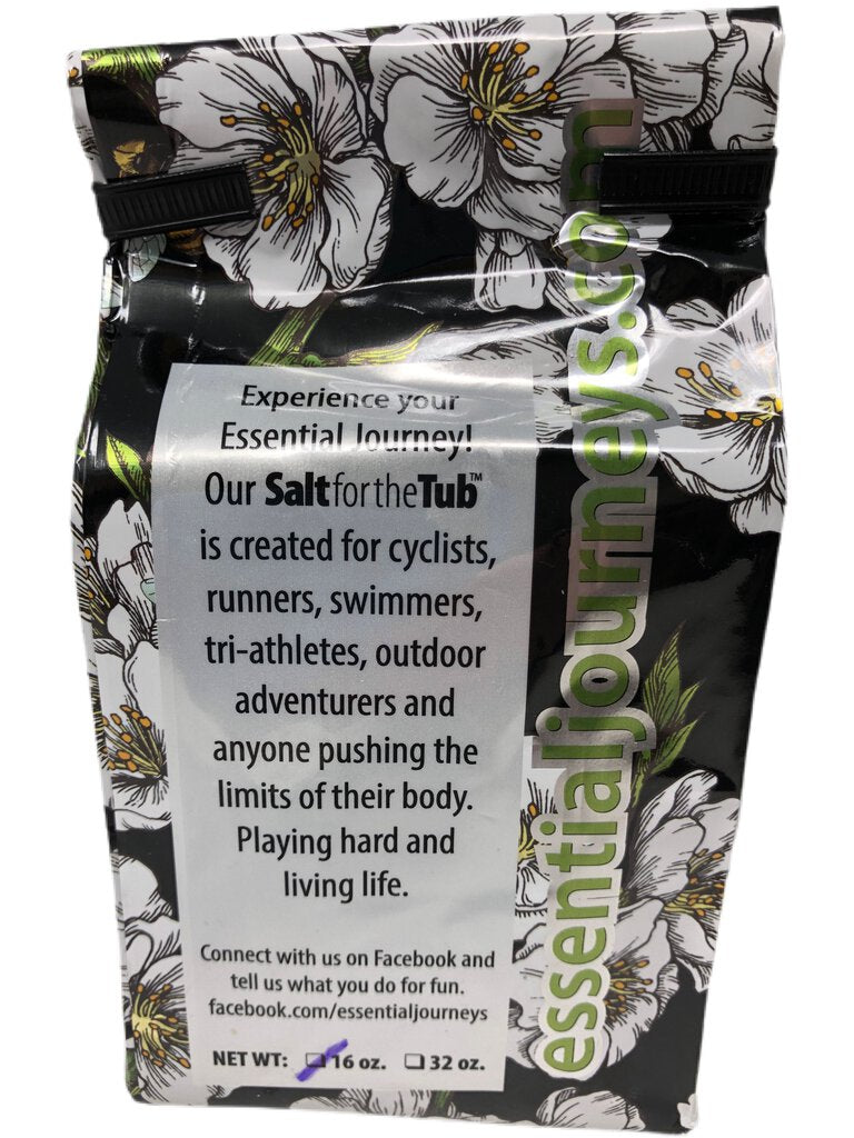 Essential Journeys Salted Almond & Wildcrafted Arnica Bath Salt Soak, 160z