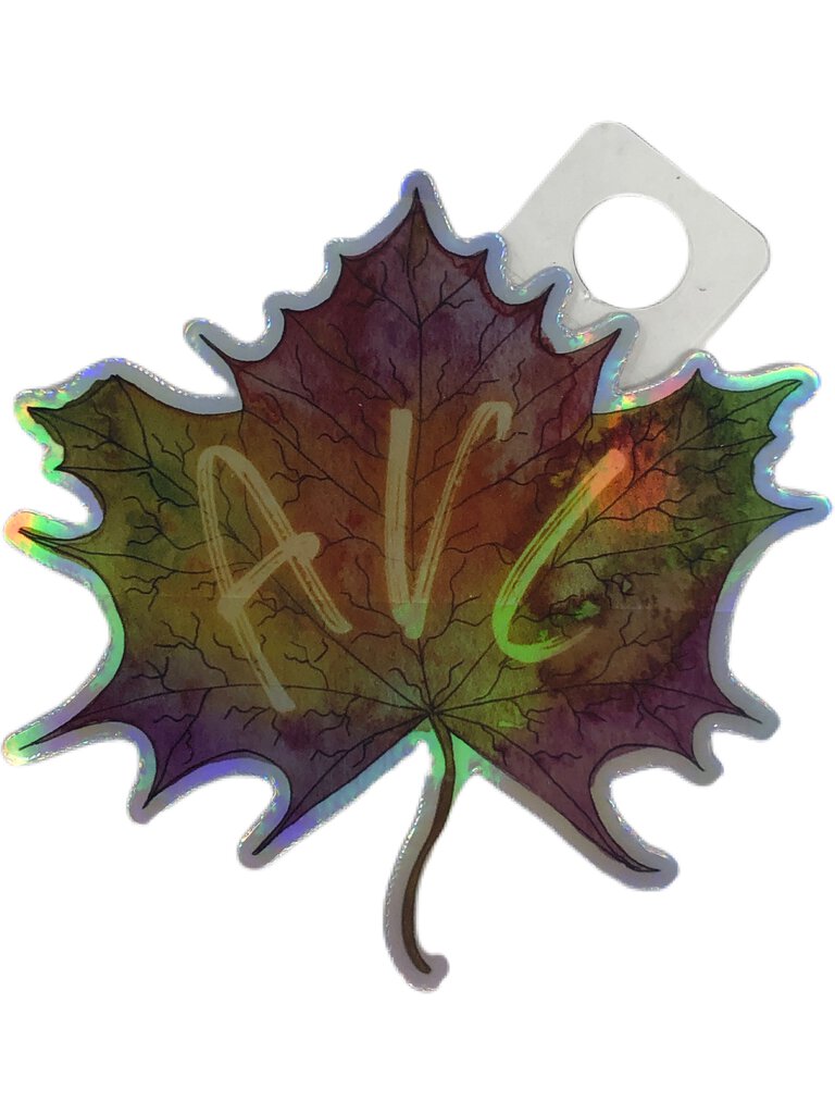 Kimberly Poovey AVL Leaf Sticker