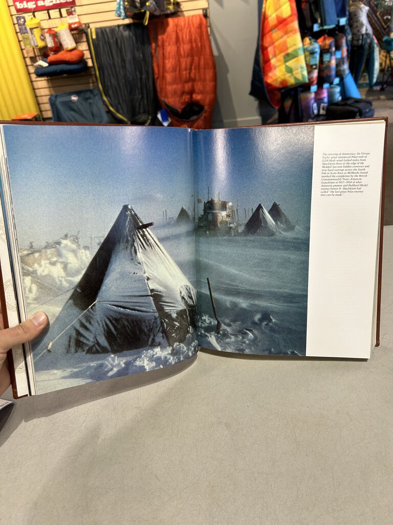 The Nat Geo Leather 100 Years of Adventure & Discovery Book, Red