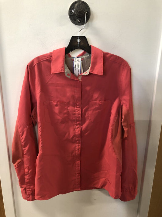 Patagonia LS Button Up, Pink, Women's M
