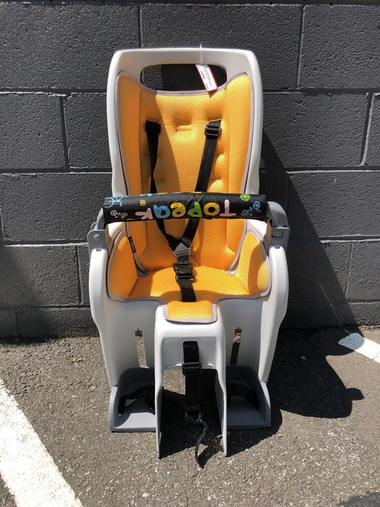 Topeak Babyseat II, Grey/Yellow, OS (No Pull Out Rack)