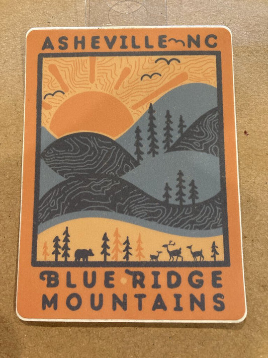 Menottees Dayridge Orange, Blue Ridge Mountains