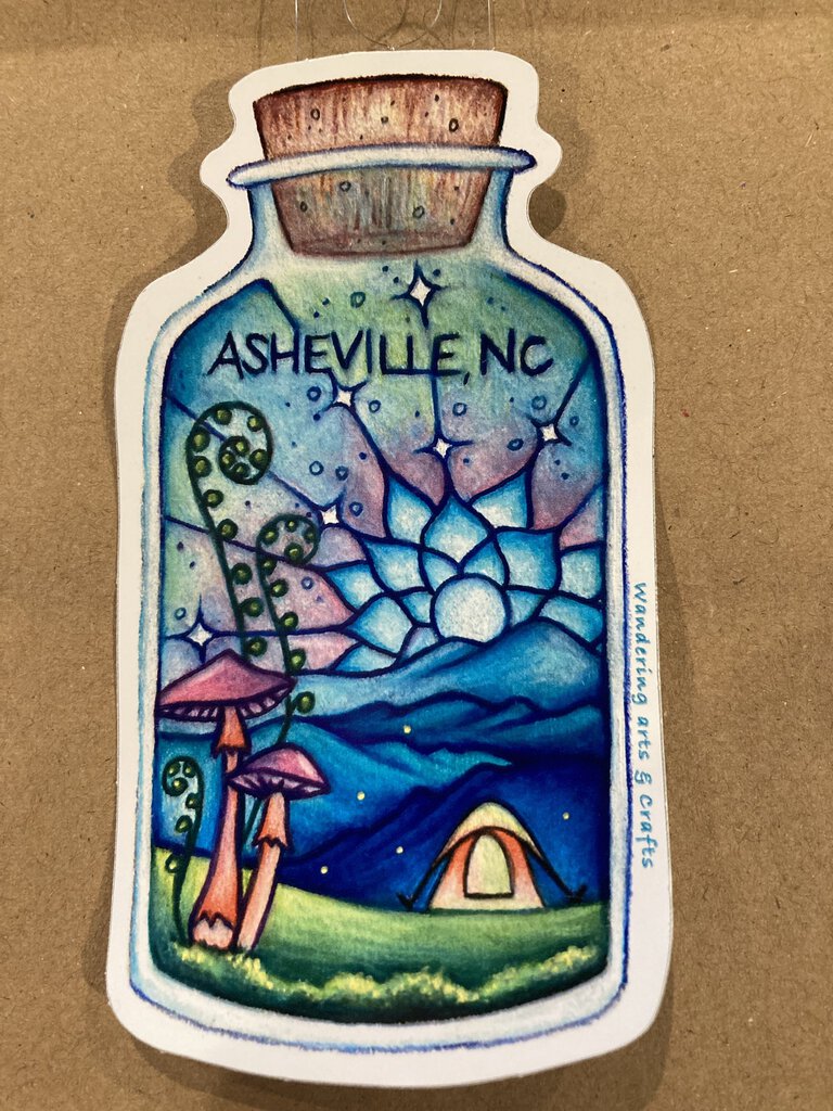 Wandering Arts Asheville Bottle