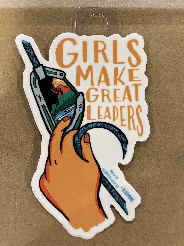 Girls Make Great Leaders Sticker