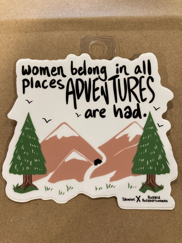 Women Belong Sticker