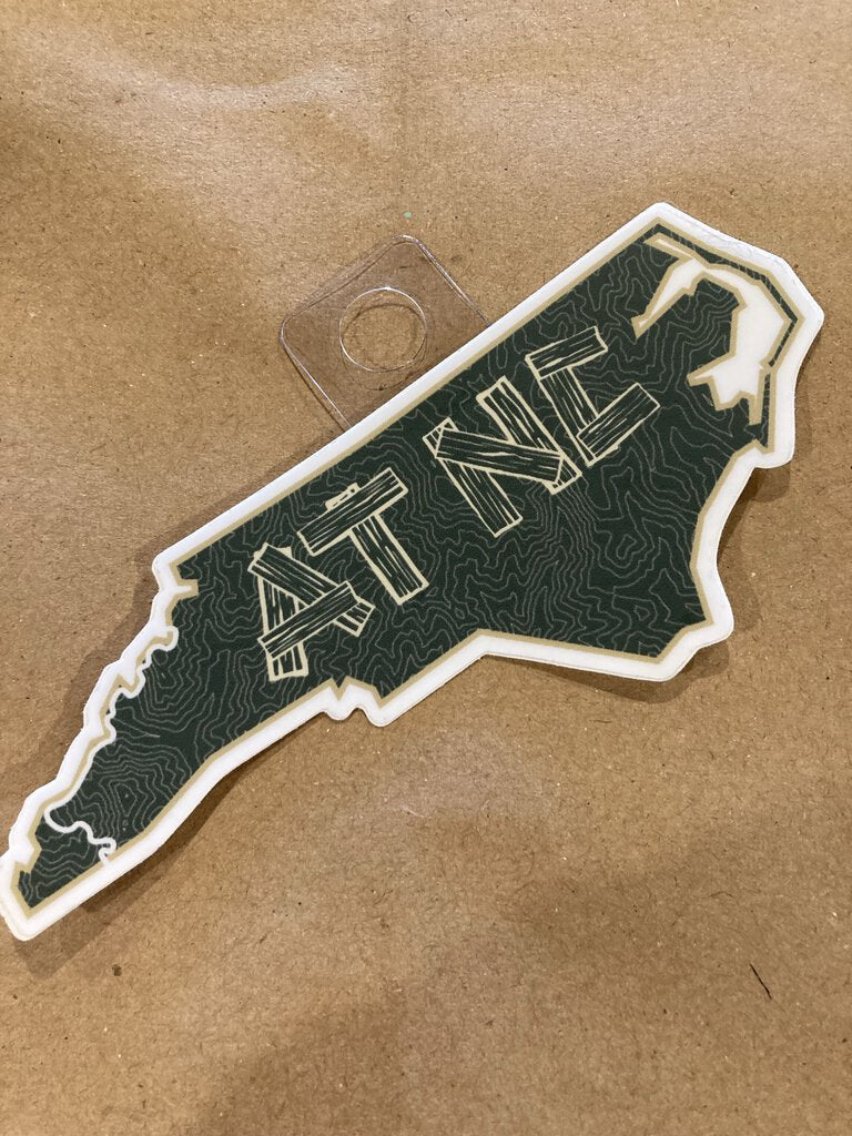 NC State AT Sticker, Green