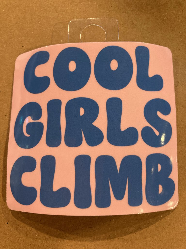 The Holler Hippie Cool Girls Climb Sticker