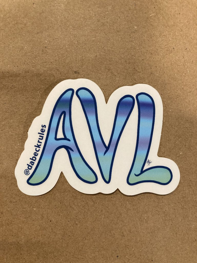 Andrew Beck Designs AVL Sticker