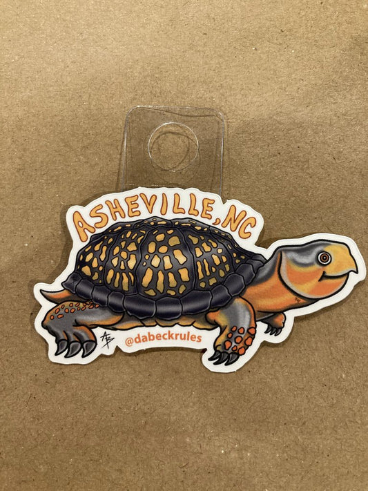 Andrew Beck Designs Asheville Turtle Sticker