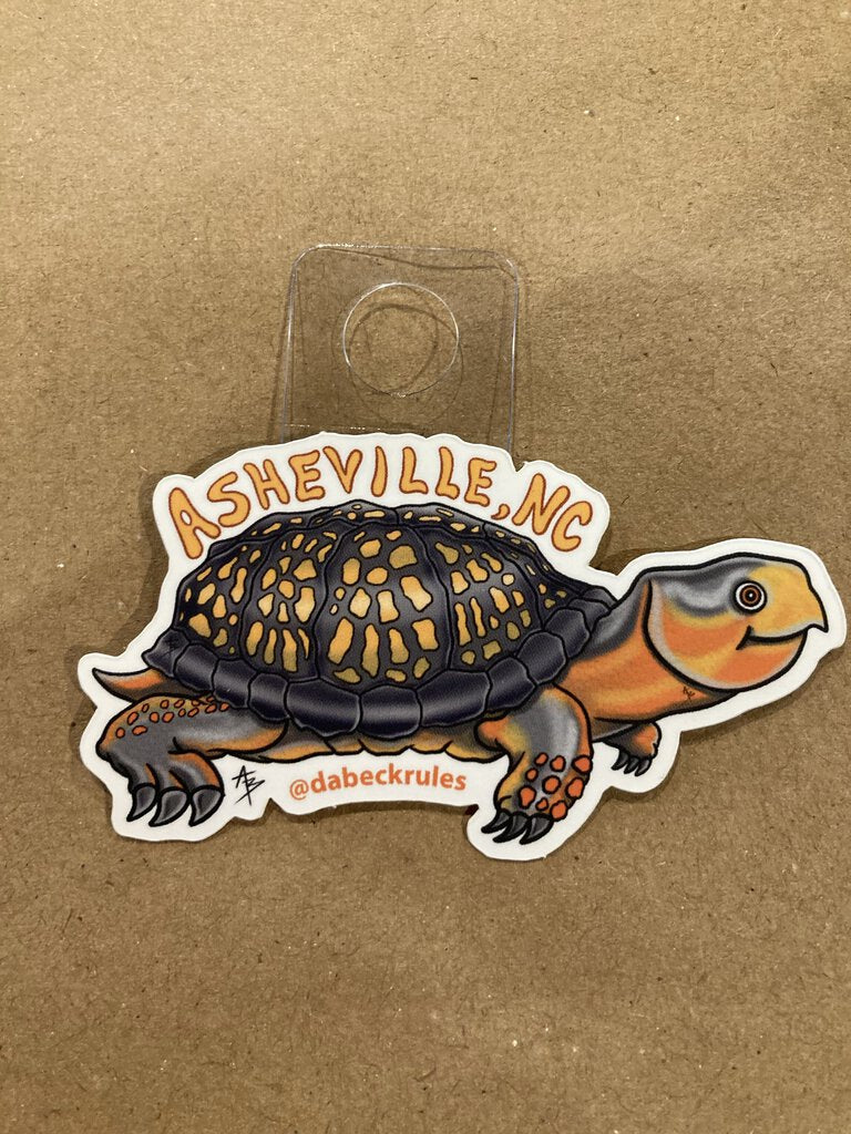 Andrew Beck Designs Asheville Turtle Sticker