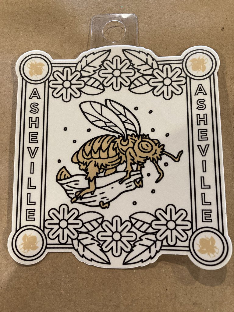 Asheville Threads Super Pollinator Sticker