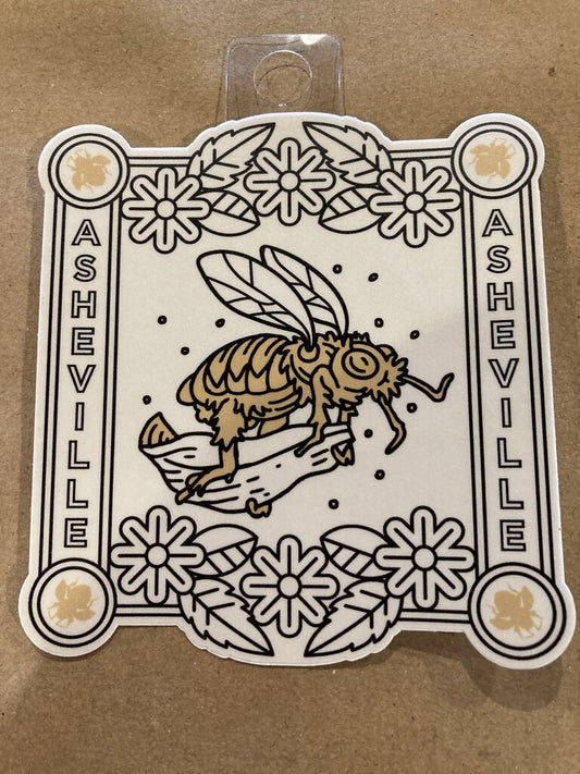 Asheville Threads Super Pollinator Sticker